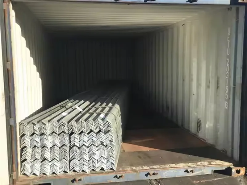 Stainless steel angle shipment1