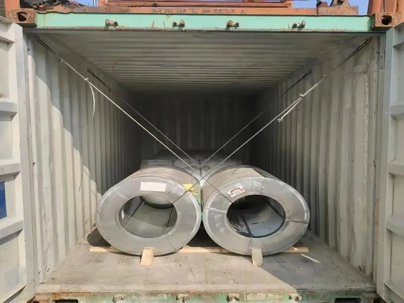 Stainless steel coil packaging for shipment 1