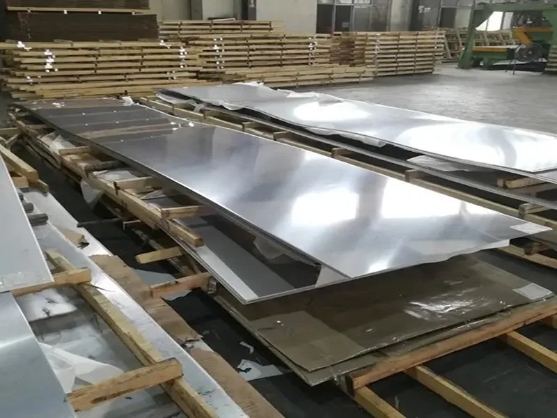 Inventário de chapas de aço inoxidável 1
