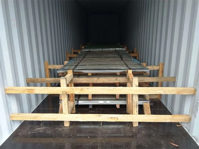 Embalagem de chapa de aço inoxidável 4