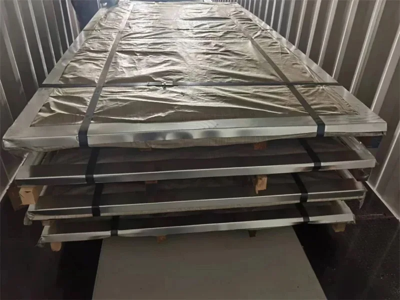 Embalagem de chapa de aço inoxidável