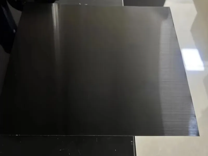 chapa de aço inoxidável preta 3