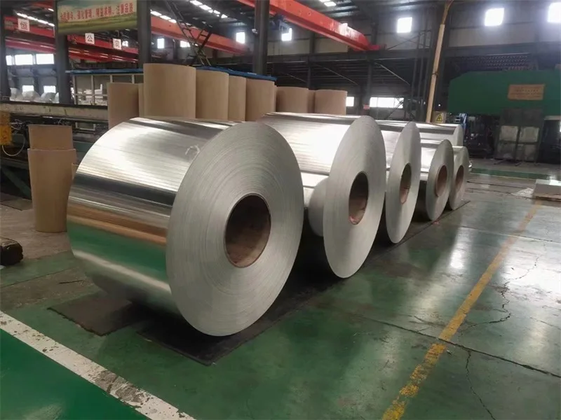 polished stainless steel coil